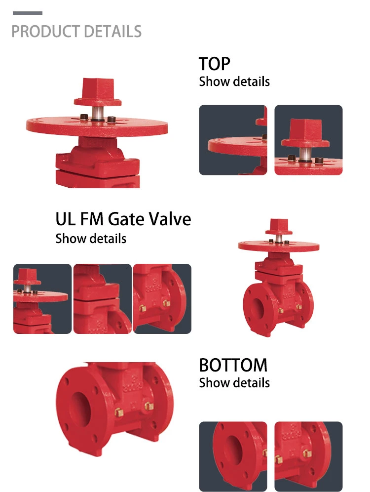 Gate Valve Professional Fire Protection System Use