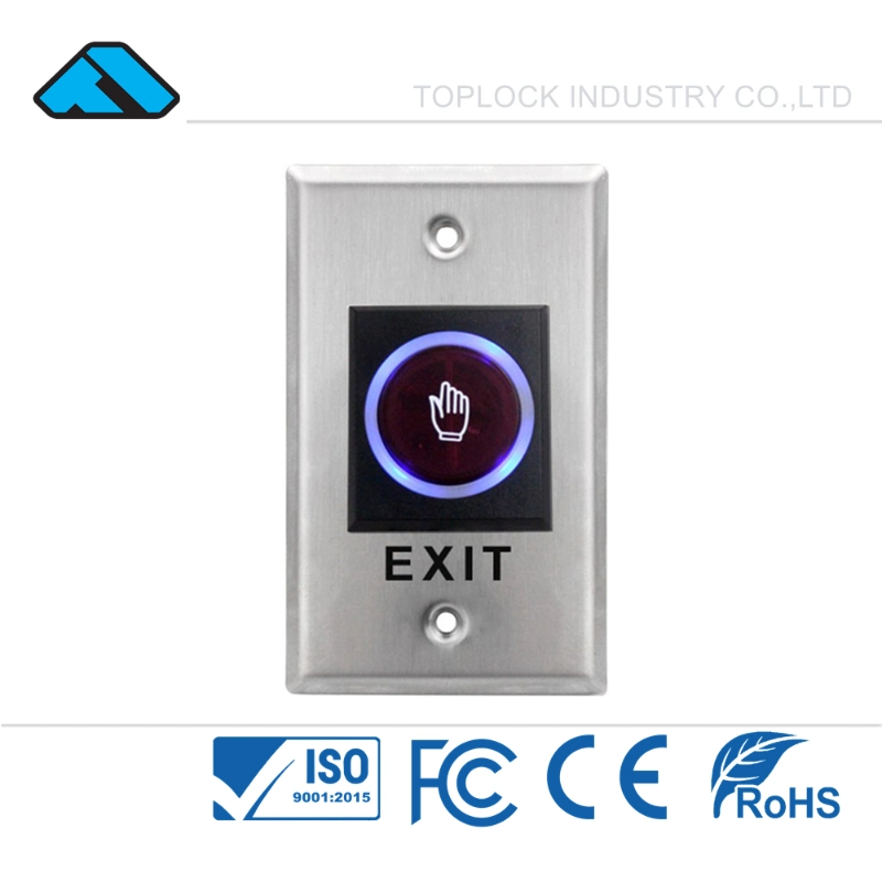 Anti-Theft Strong Security Electric Door Lock Pushbutton Switch Door Release Exit Building System